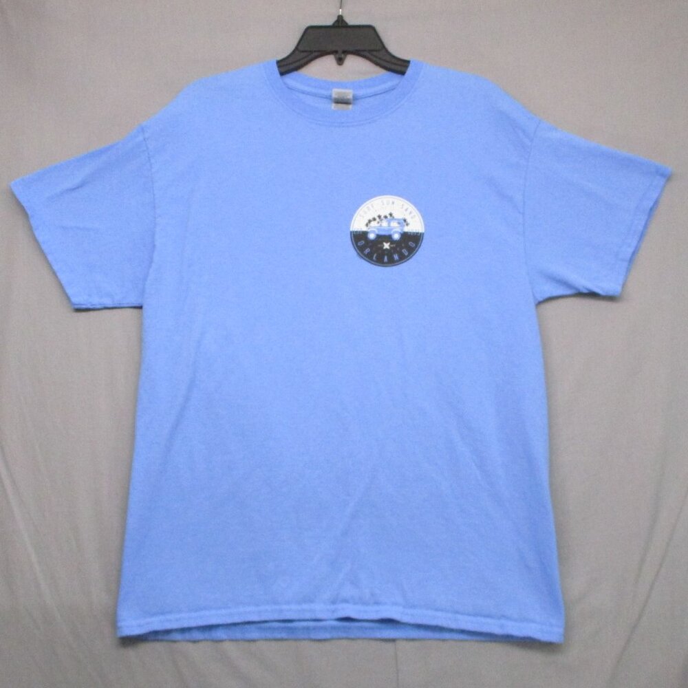 Orlando Florida Surf Shop Graphic T-Shirt Blue Men Size | L